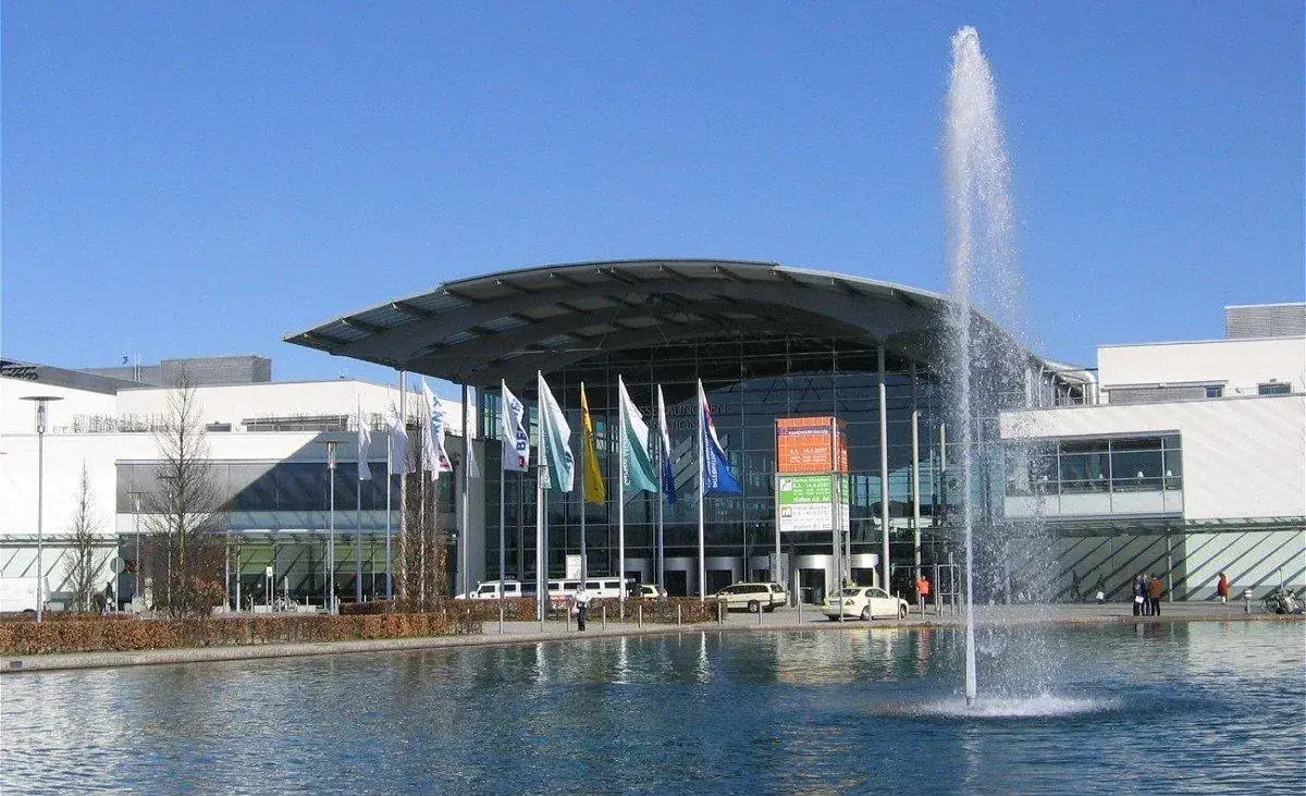 Новый международный выставочный центр Мюнхена, где проходит Intersolar Europe